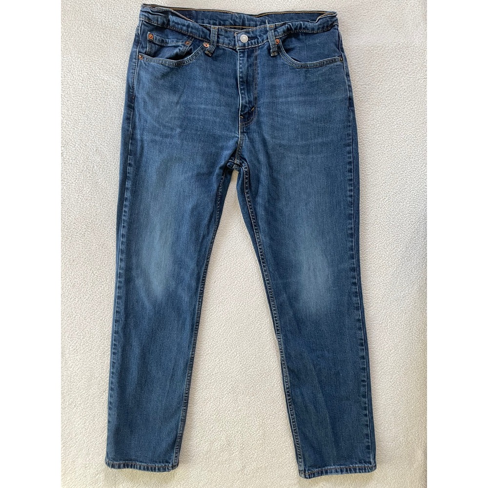 Levi's Men 34x28 511 Slim Fit Jeans Blue Medium Wash Denim Stretch Labeled 34x30